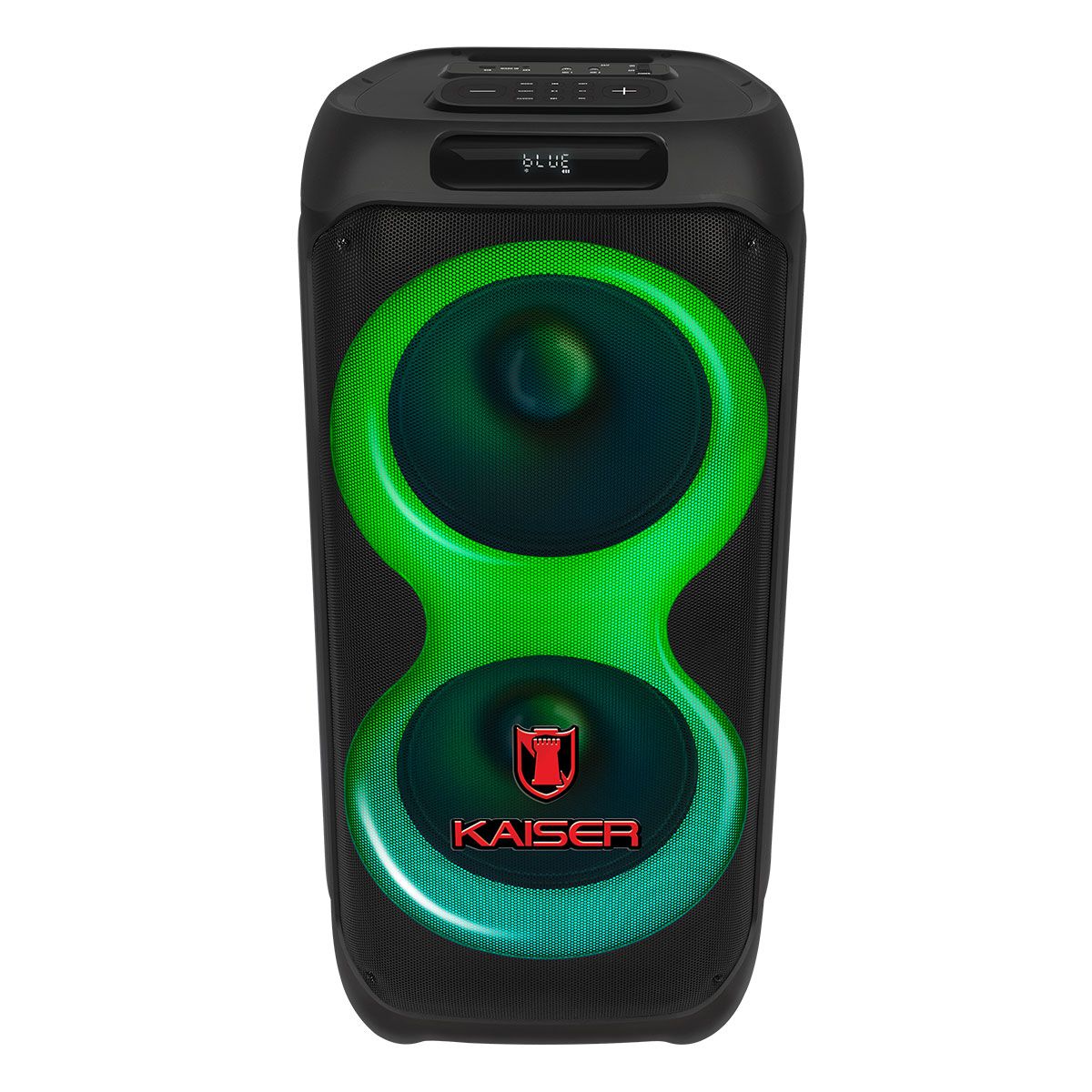 Bafle recargable 2x12" 50,000W PMPO /90W RMS one body hasta 9 hrs