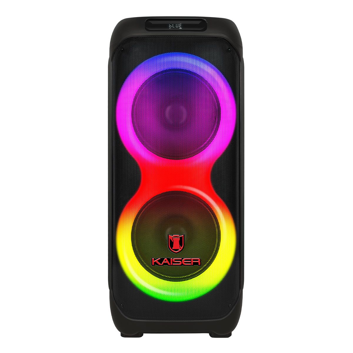 Bafle recargable 2x12" 50,000W PMPO /90W RMS one body hasta 9 hrs