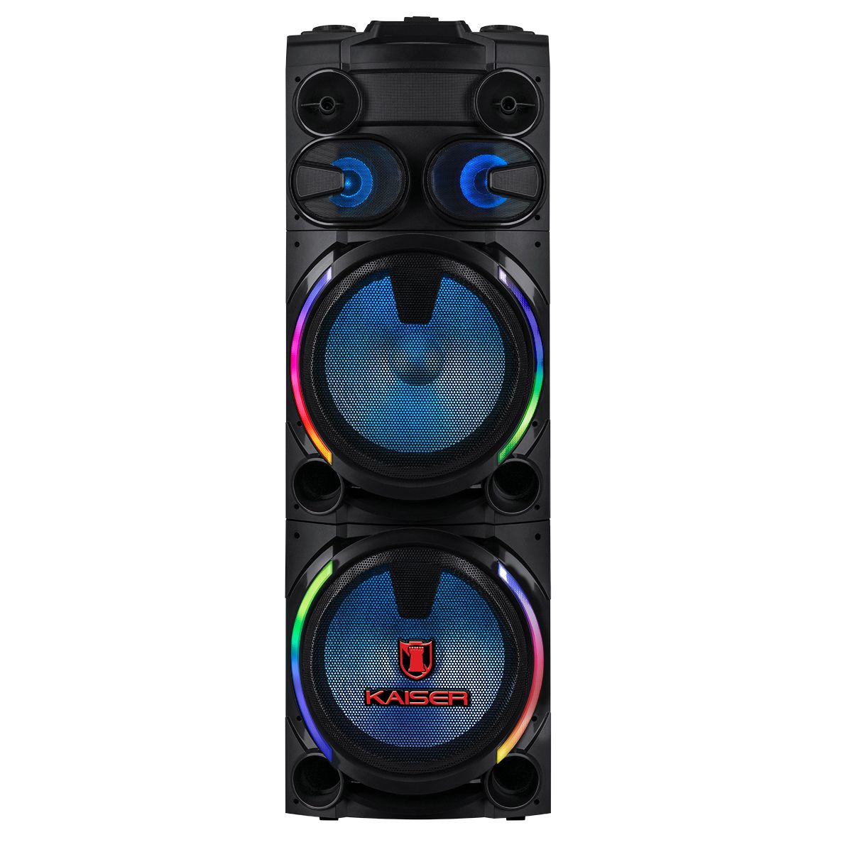 Bafle profesional Bluetooth 2x15" 180 W RMS one body