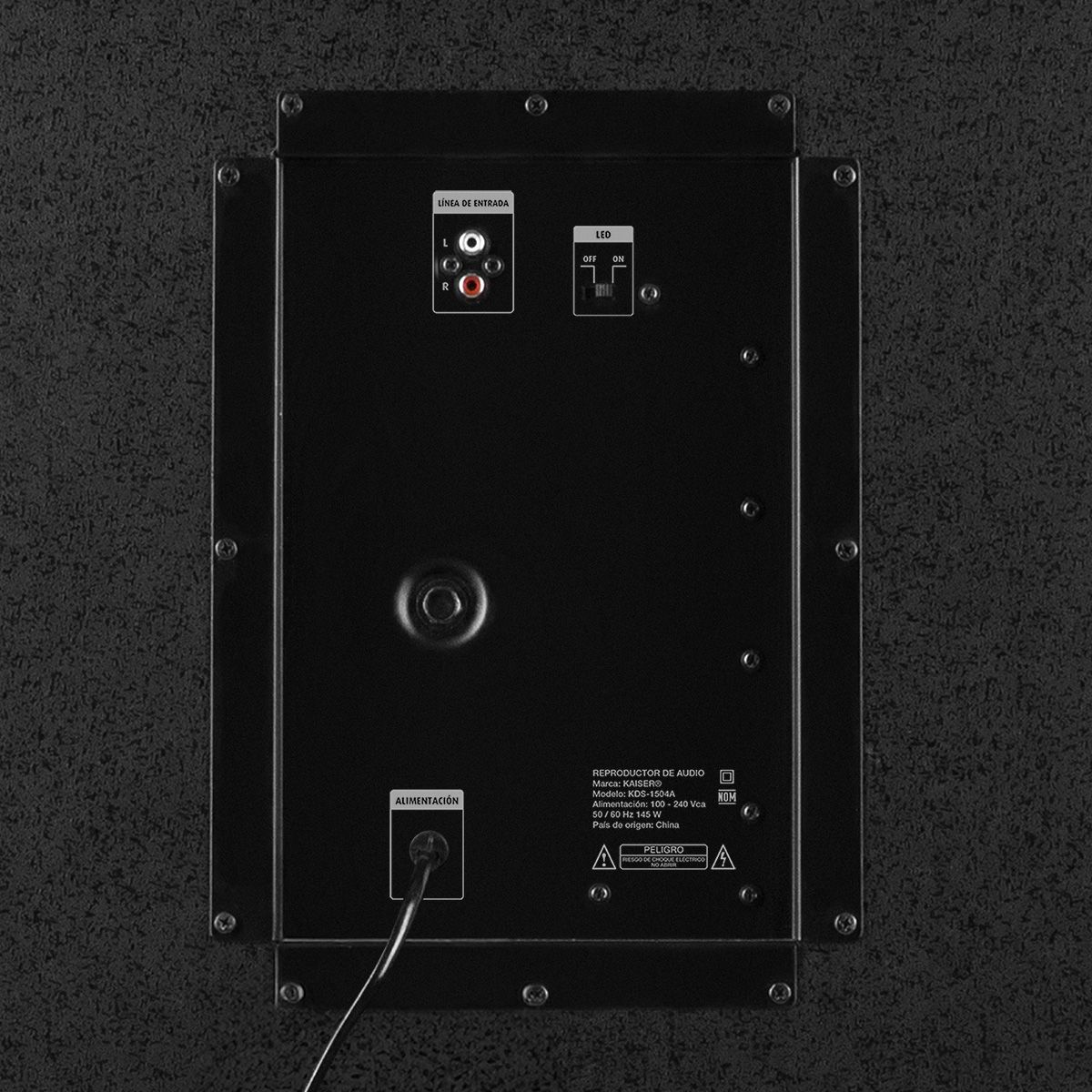 Bafle profesional Bluetooth 2x15" 180 W RMS one body