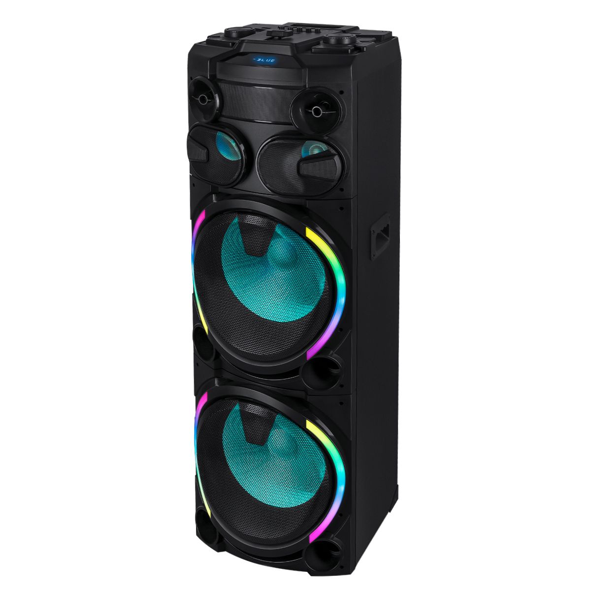 Bafle profesional Bluetooth 2x15" 180 W RMS one body