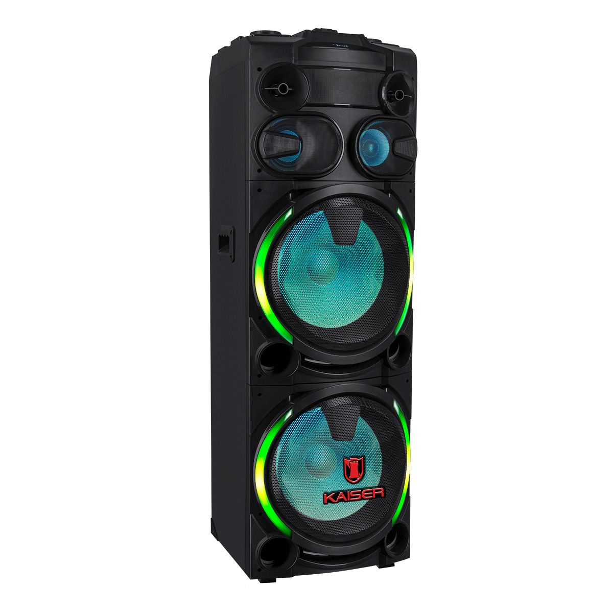Bafle profesional Bluetooth 2x15" 180 W RMS one body