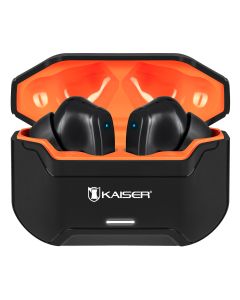 Audífonos inalámbricos TWS Bluetooth hasta 28 hrs con ecualizador IPX4 negro