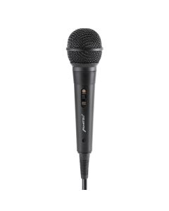 Micrófono Unidireccional HI-FI Alámbrico con Adaptador Negro