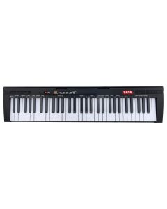 Teclado musical con metrónomo de 61 teclas luminosas