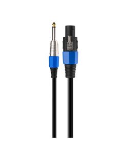 Cable extensión profesional plug monoaural 6.3 mm - Speakon