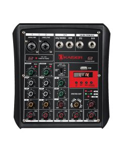 Mezcladora de audio Bluetooth® multifunción 6 canales 15 m