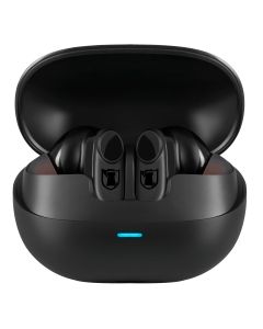 Audífonos true wireless Bluetooth® ANC IPX4 con cuatro micrófonos hasta 20 hrs - negro