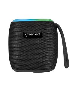 Bocina portátil de 2" con Bluetooth® y luz multicolor - negro