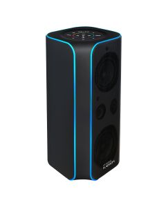 Bafle profesional recargable 2x6.5” 80W RMS Bluetooth® con control, negro