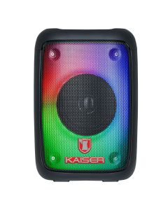 Bafle portátil 4" de 7 W RMS recargable con ranura para celular