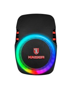 Bafle recargable 15”  25 000 W PMPO con micrófono alámbrico