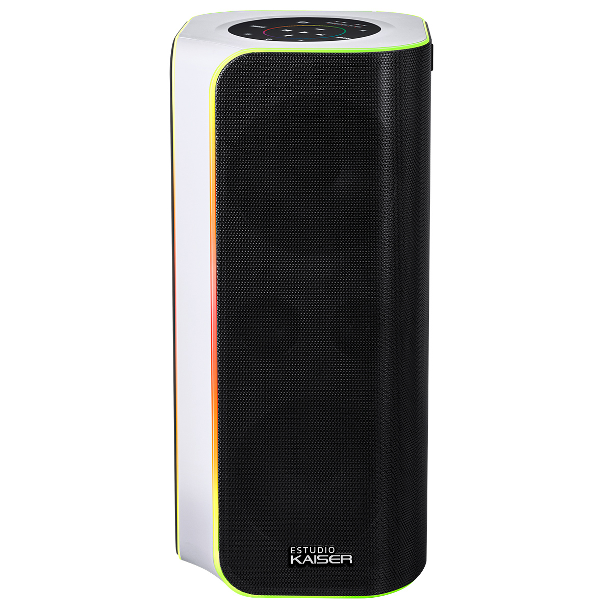 Bafle profesional recargable 2x6.5” 80W RMS Bluetooth® con control, blanco