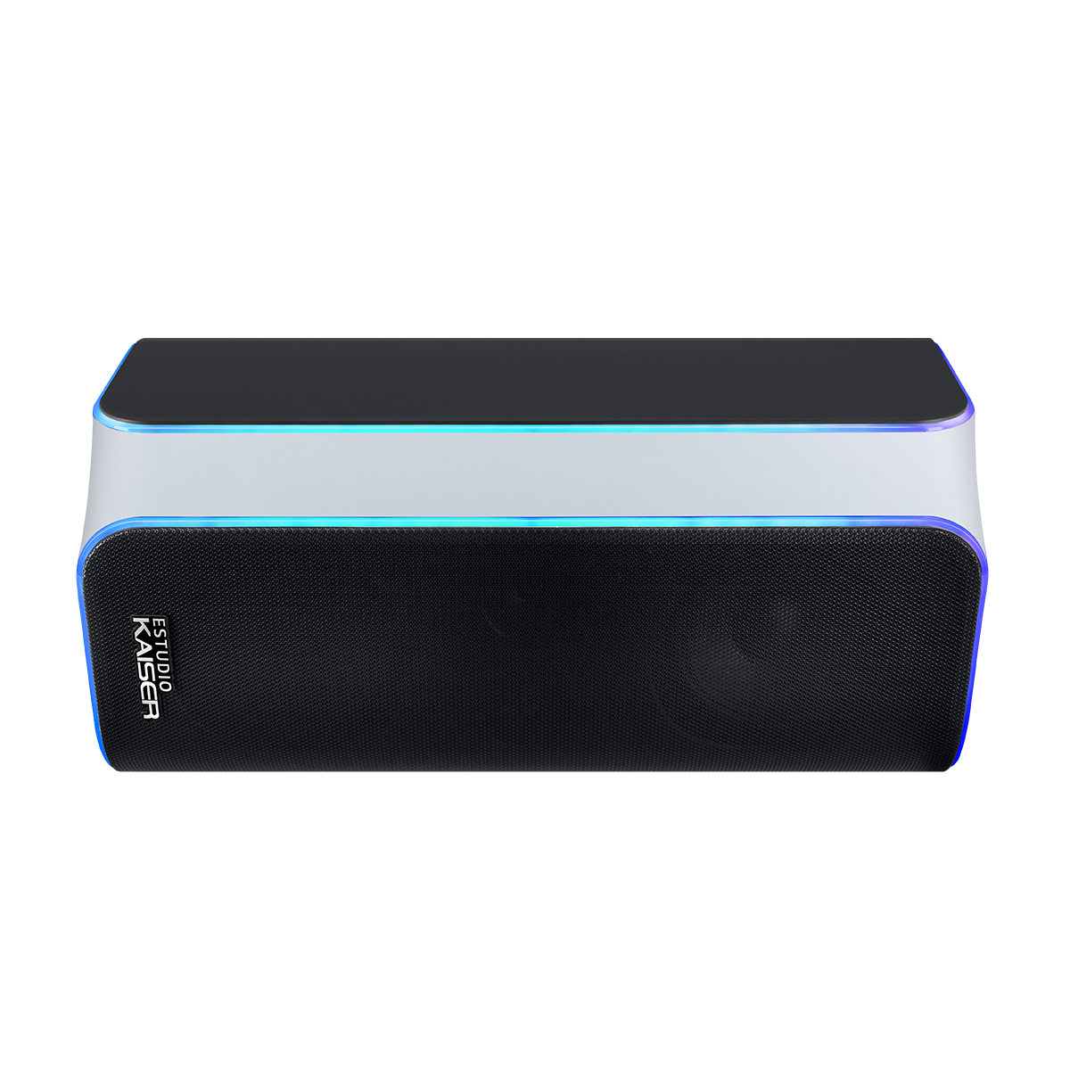 Bafle profesional recargable 2x6.5” 80W RMS Bluetooth® con control, blanco