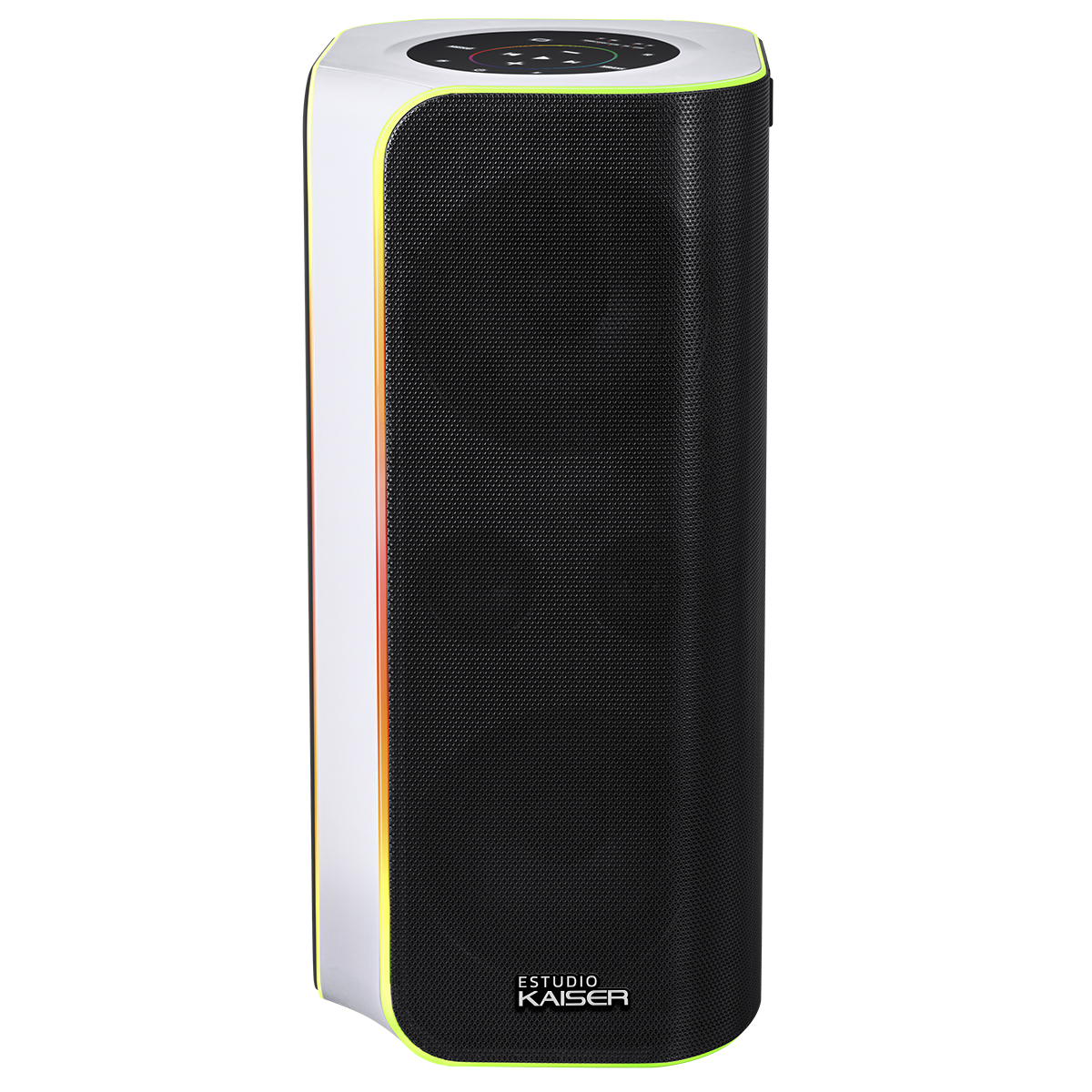 Bafle profesional recargable 2x6.5” 80W RMS Bluetooth® con control, blanco