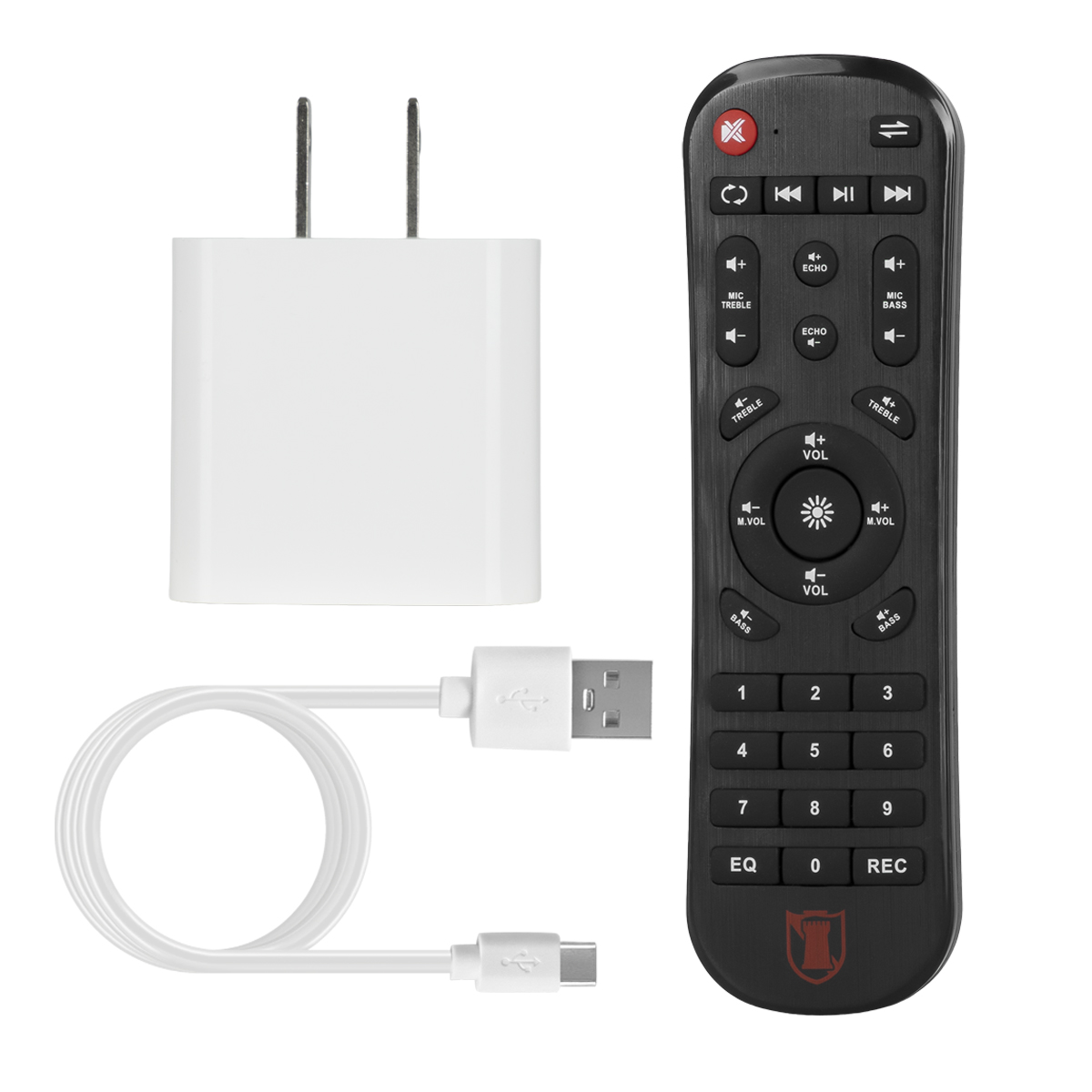 Bafle profesional recargable 2x6.5” 80W RMS Bluetooth® con control, blanco