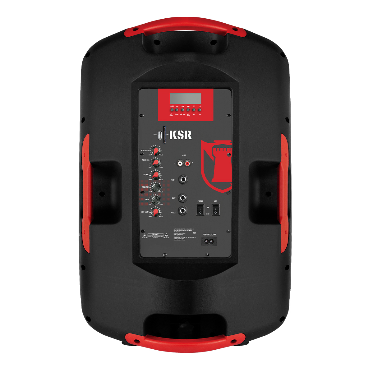 Bafle profesional 15” Bluetooth 80W RMS con micrófono y tripié