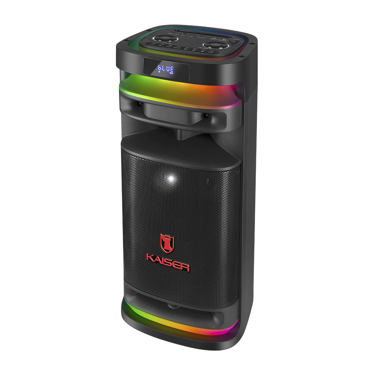 Bafle Profesional Recargable 8” 20,000 W PMPO Bluetooth ® con Micrófono