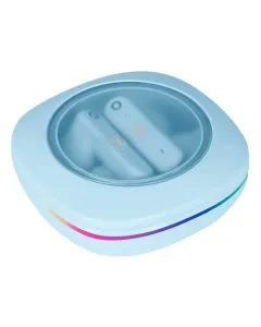 Audífonos true wireless Bluetooth ® IPX4 luz Led rainbow - azul