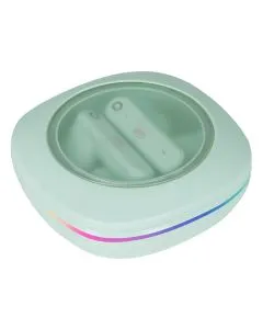 Audífonos true wireless Bluetooth ® IPX4 luz Led rainbow - verde