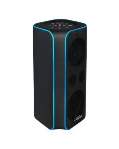 Bafle recargable 2x6.5” 80W RMS Bluetooth® one body con control, negro