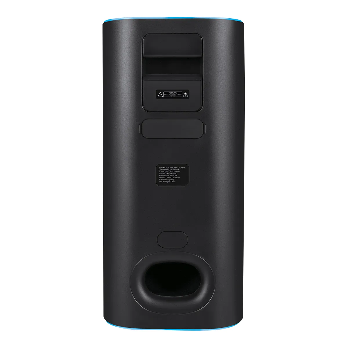 Bafle recargable 2x6.5” 80W RMS Bluetooth® one body con control, blanco