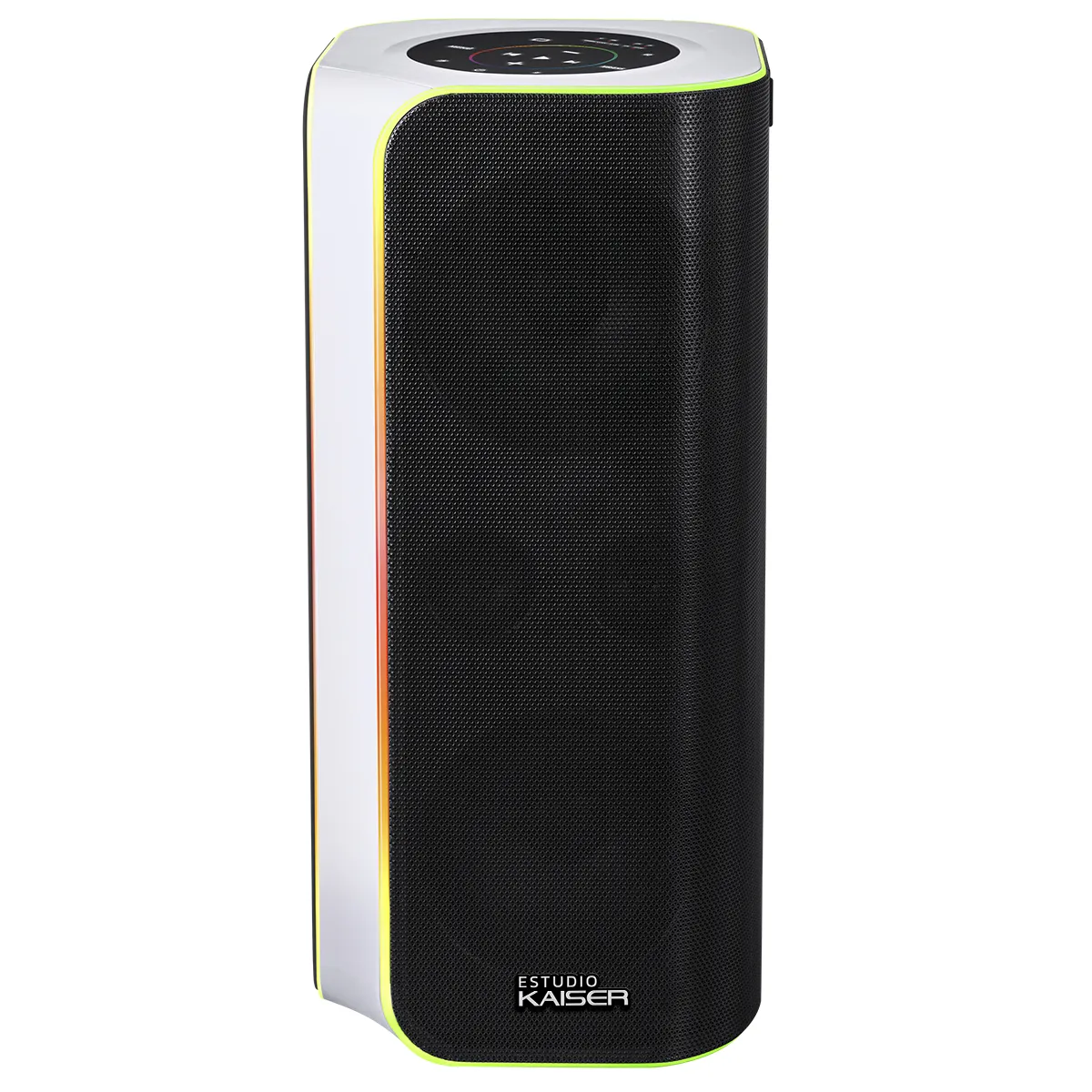 Bafle recargable 2x6.5” 80W RMS Bluetooth® one body con control, blanco