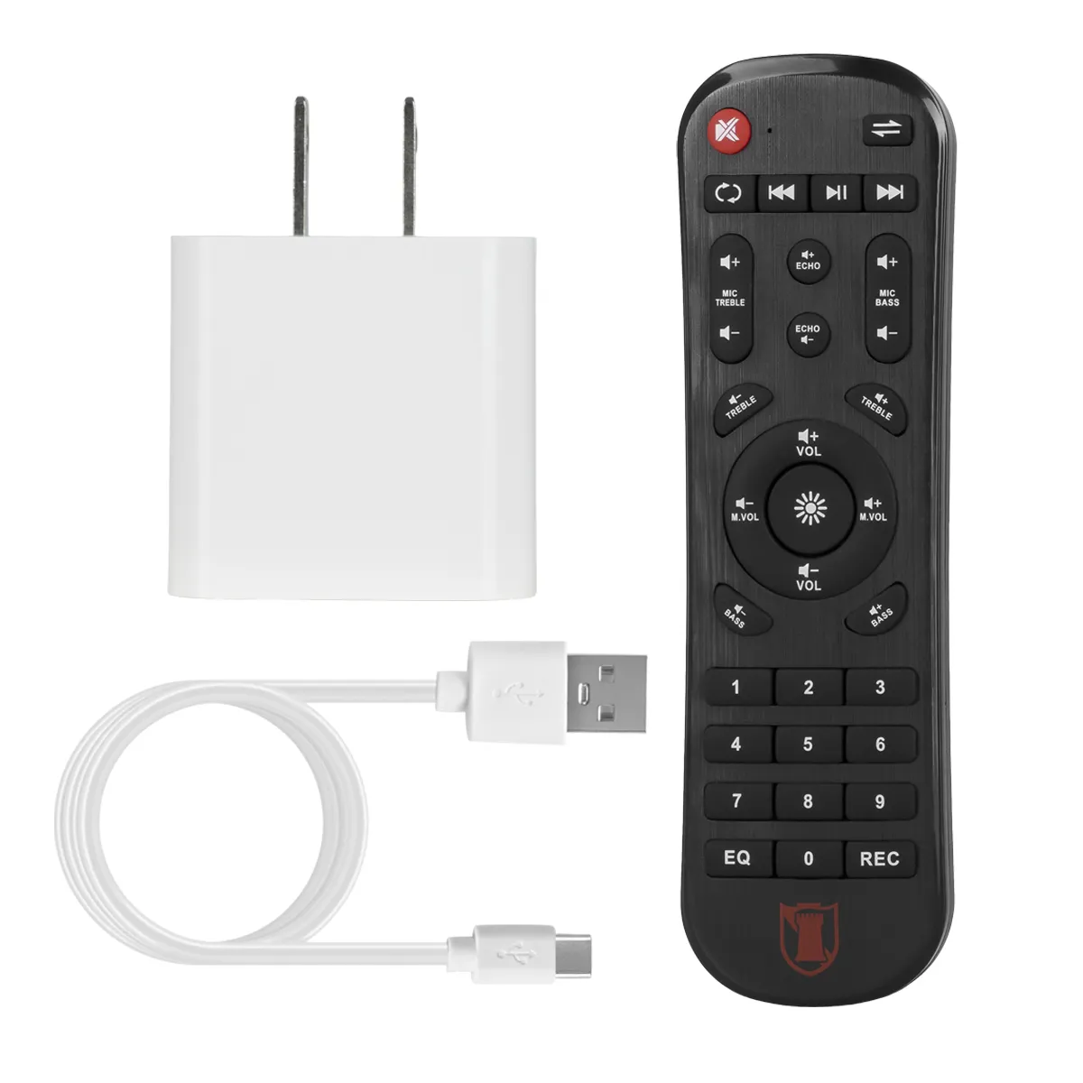 Bafle recargable 2x6.5” 80W RMS Bluetooth® one body con control, blanco
