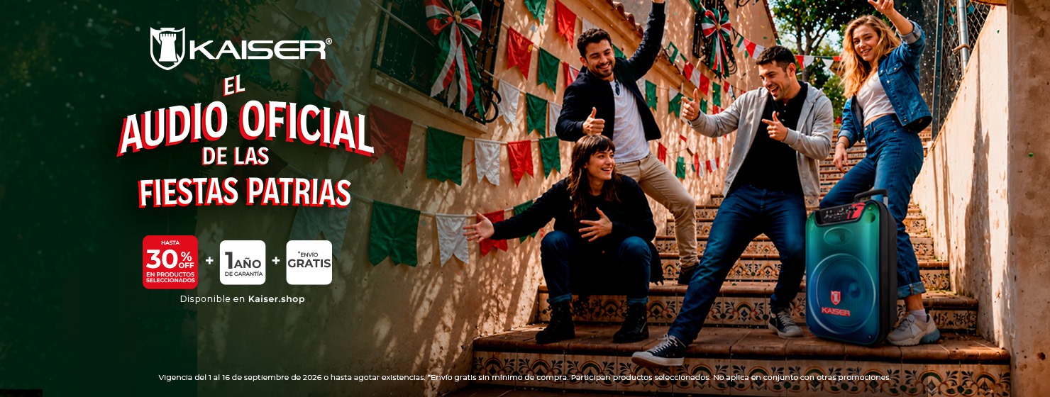El audio oficial de las fiesta patrias | Kaiser